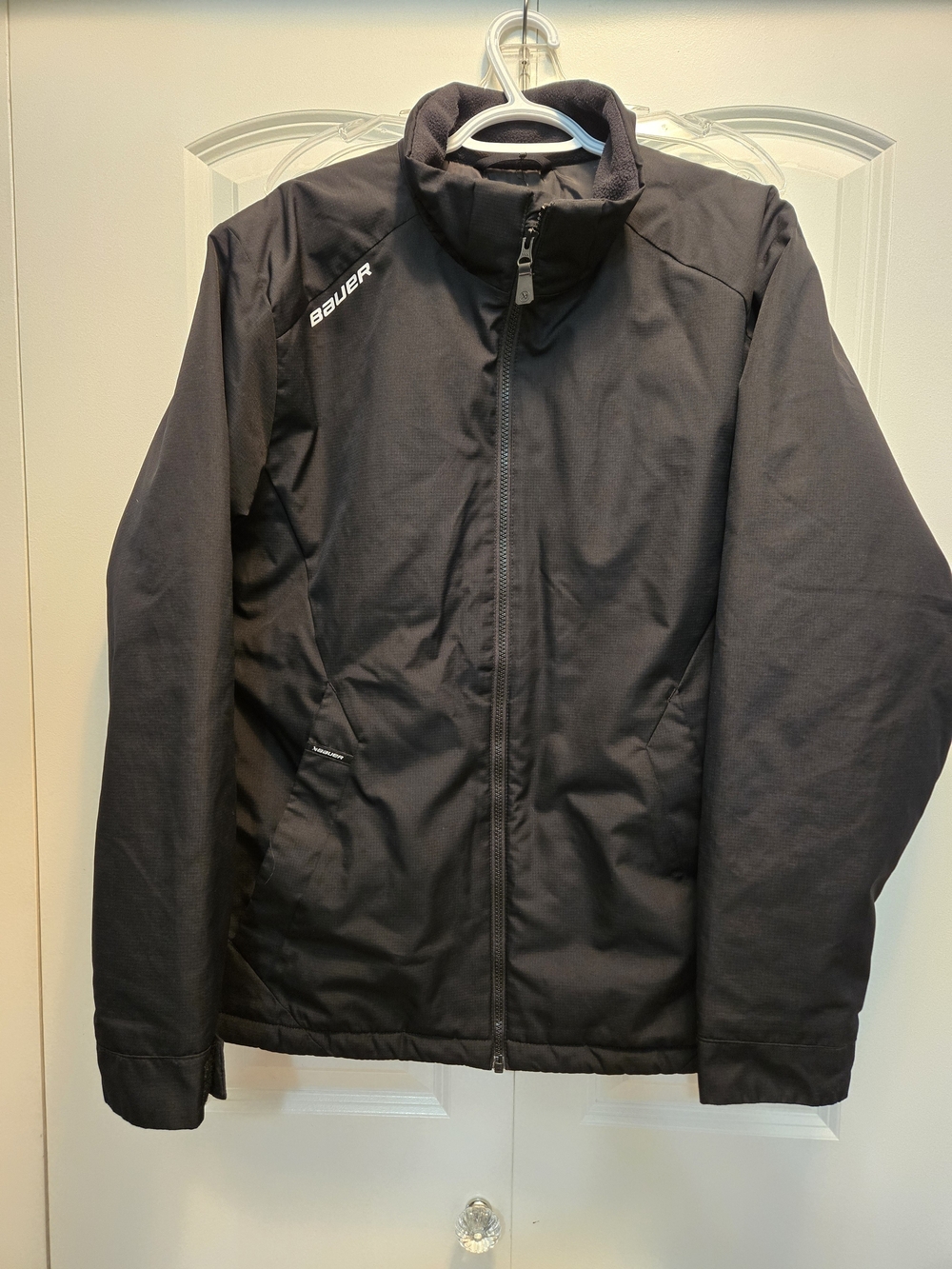 Bauer Men's Black Performance Jacket with Stand Collar